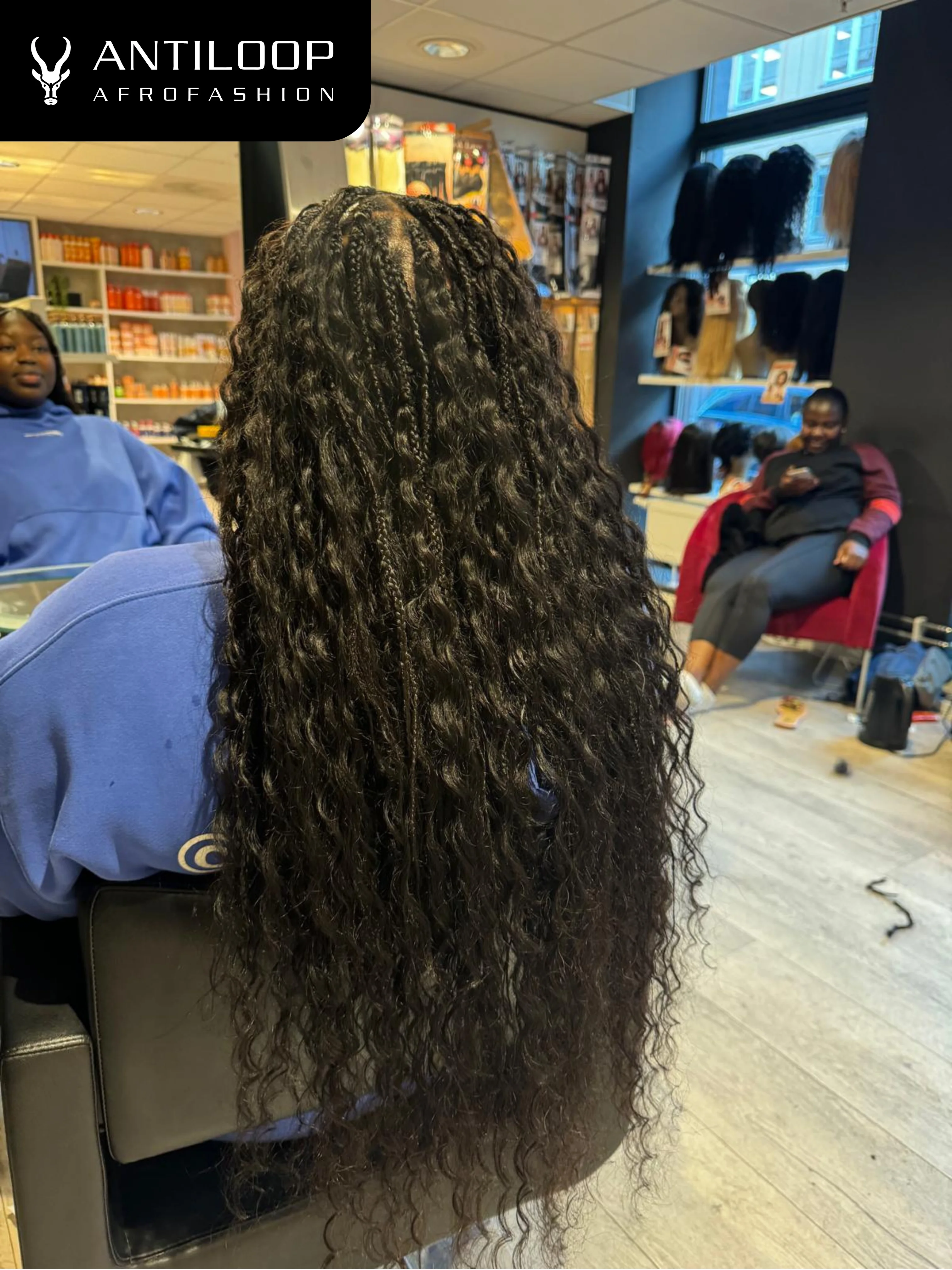 Beautiful afro hair styling